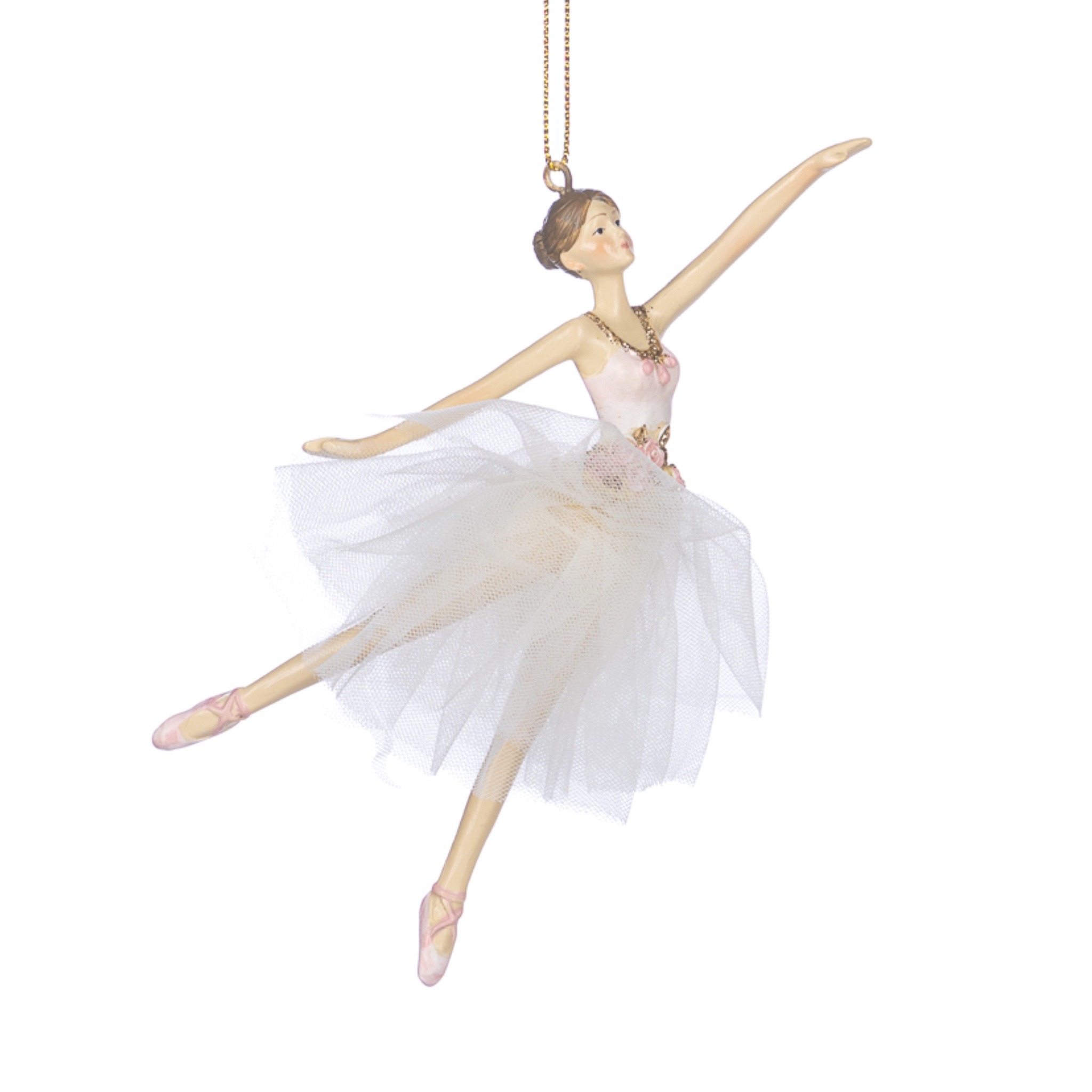 GOODWILL MC 38361 Балерина, в юбкке цветочке из тюля 16 см